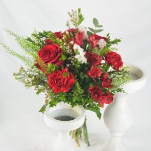 Clavel rojo y rosa